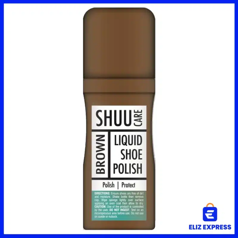 Shuu Liquid Shoe Polish Color Brown 75ml