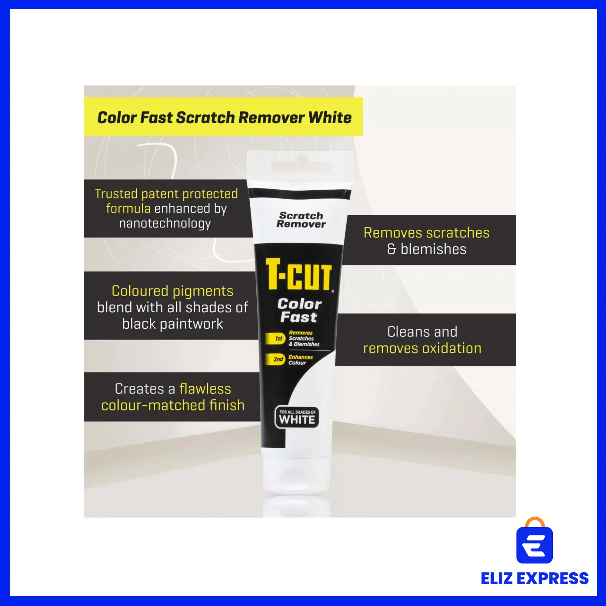 T-Cut Color Fast Scratch Remover White 150g-3