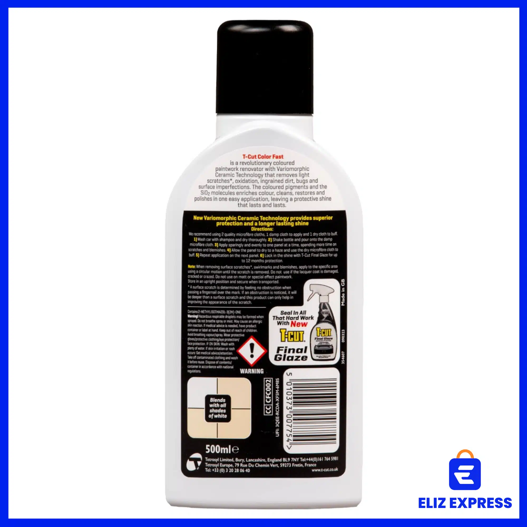 T-Cut Color Fast Scratch Remover White 500ml-2