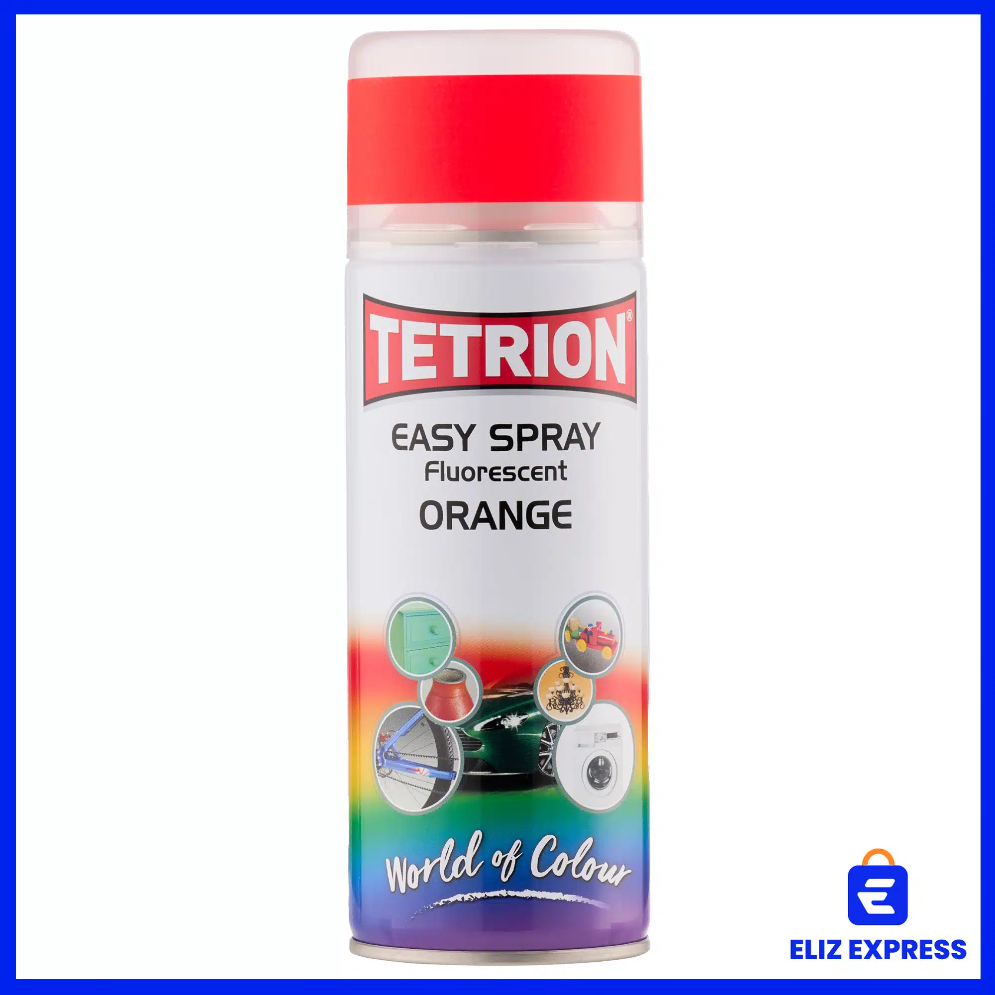 Tetrion Easy Spray Fluorescent Orange Spray Paint 400ml