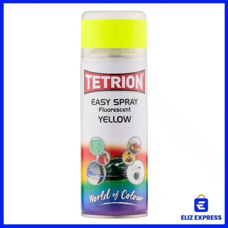 Tetrion Easy Spray Fluorescent Yellow Spray Paint 400ml