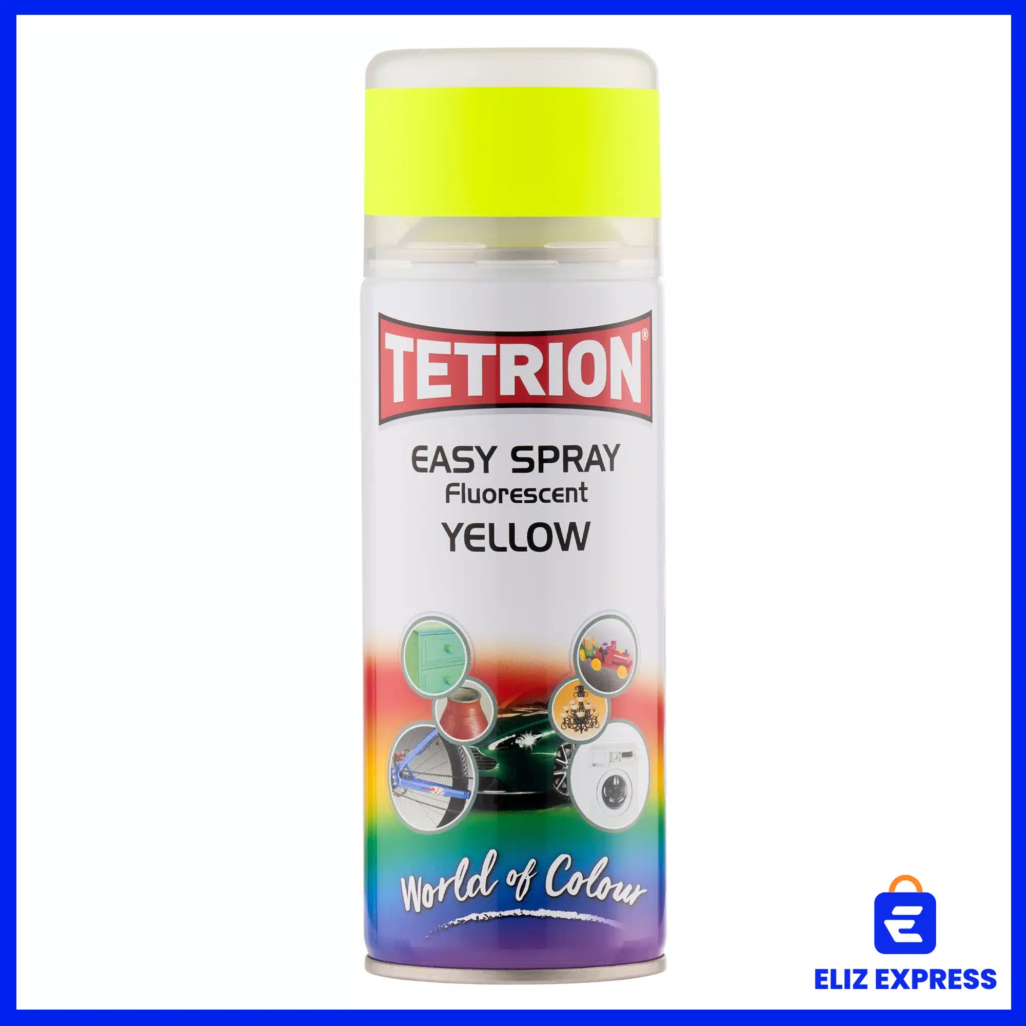 Tetrion Easy Spray Fluorescent Yellow Spray Paint 400ml