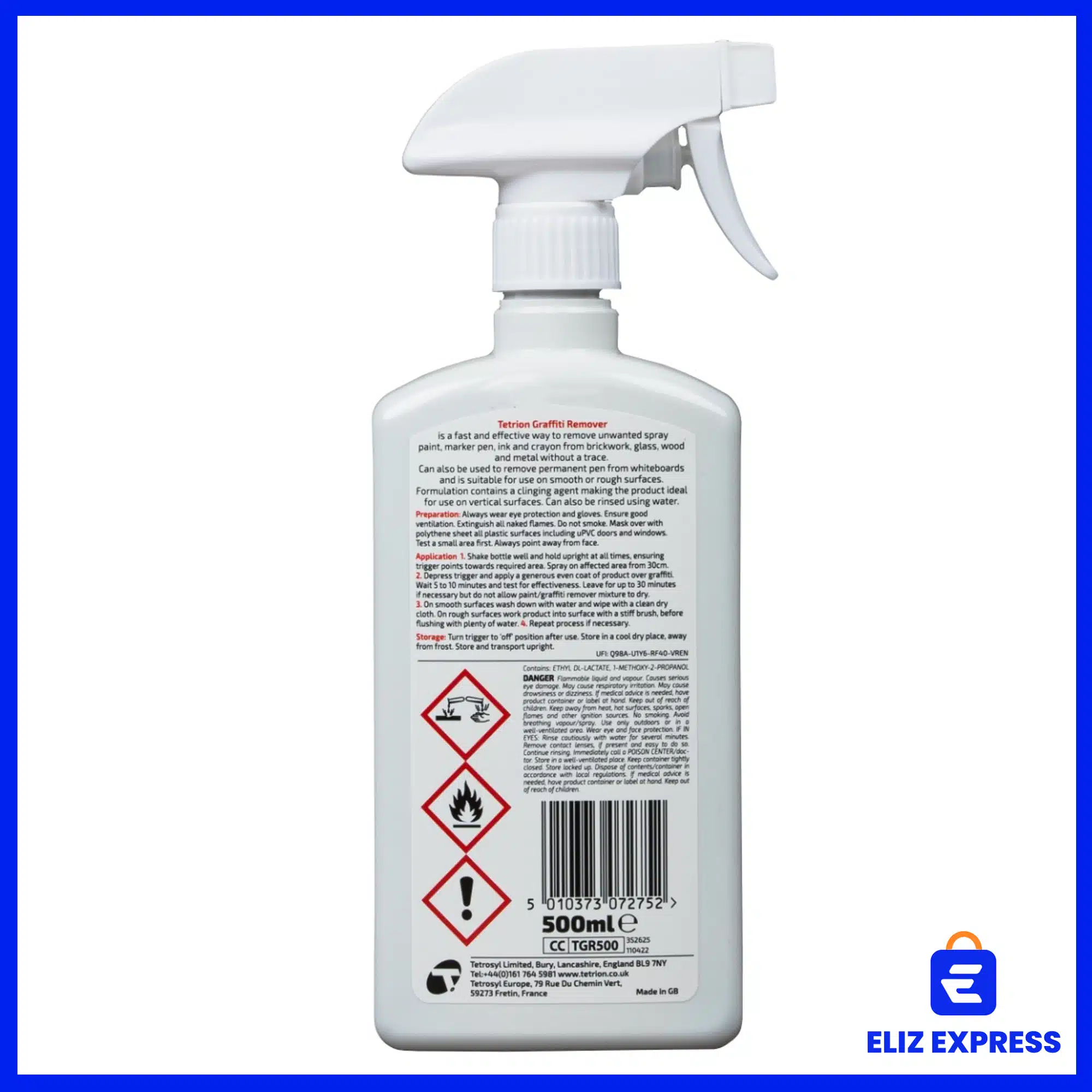 Tetrion Multi-Surface Graffiti Remover 500ml-2