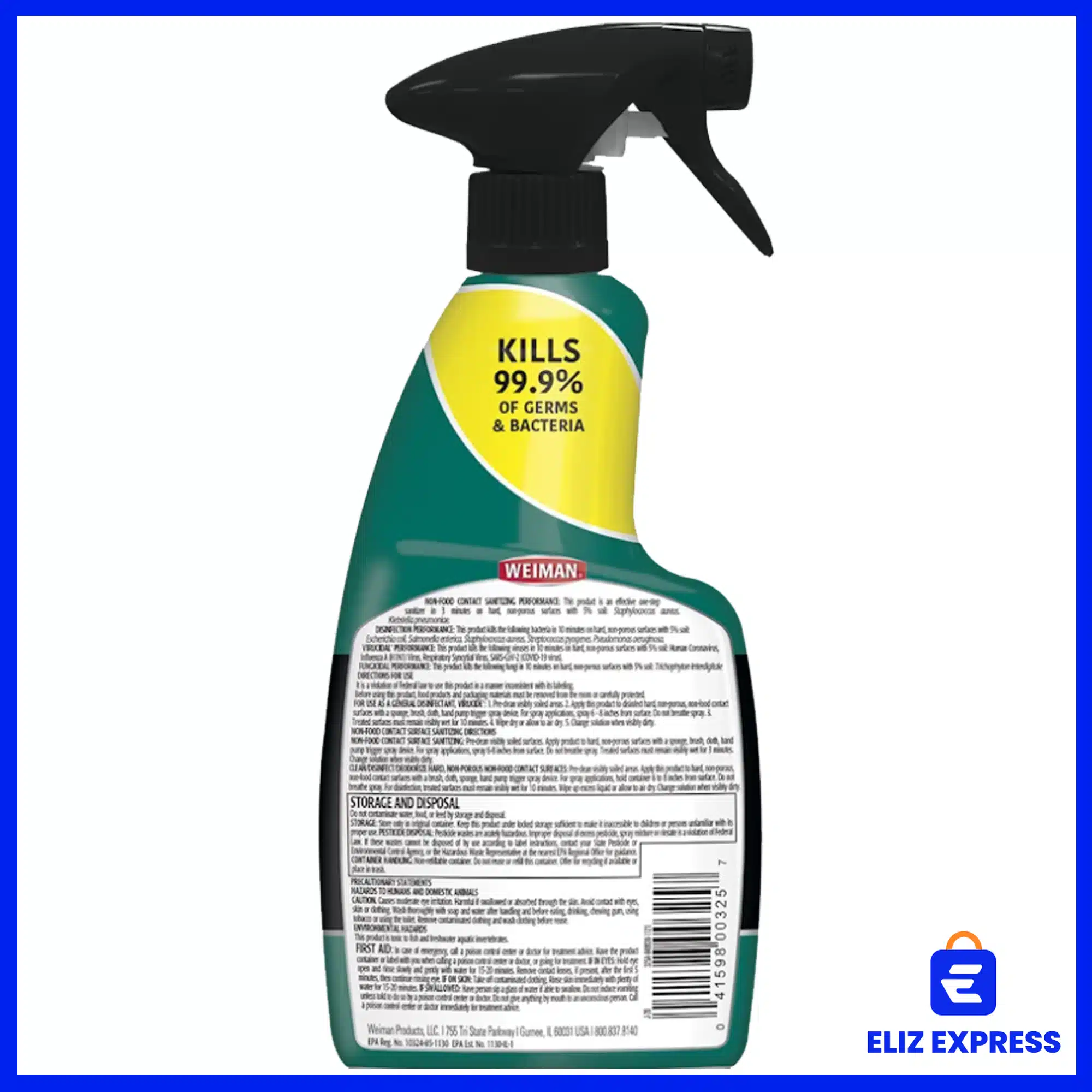 Weiman Disinfectant Granite & Stone Clean & Shine 16oz (473ml)-2