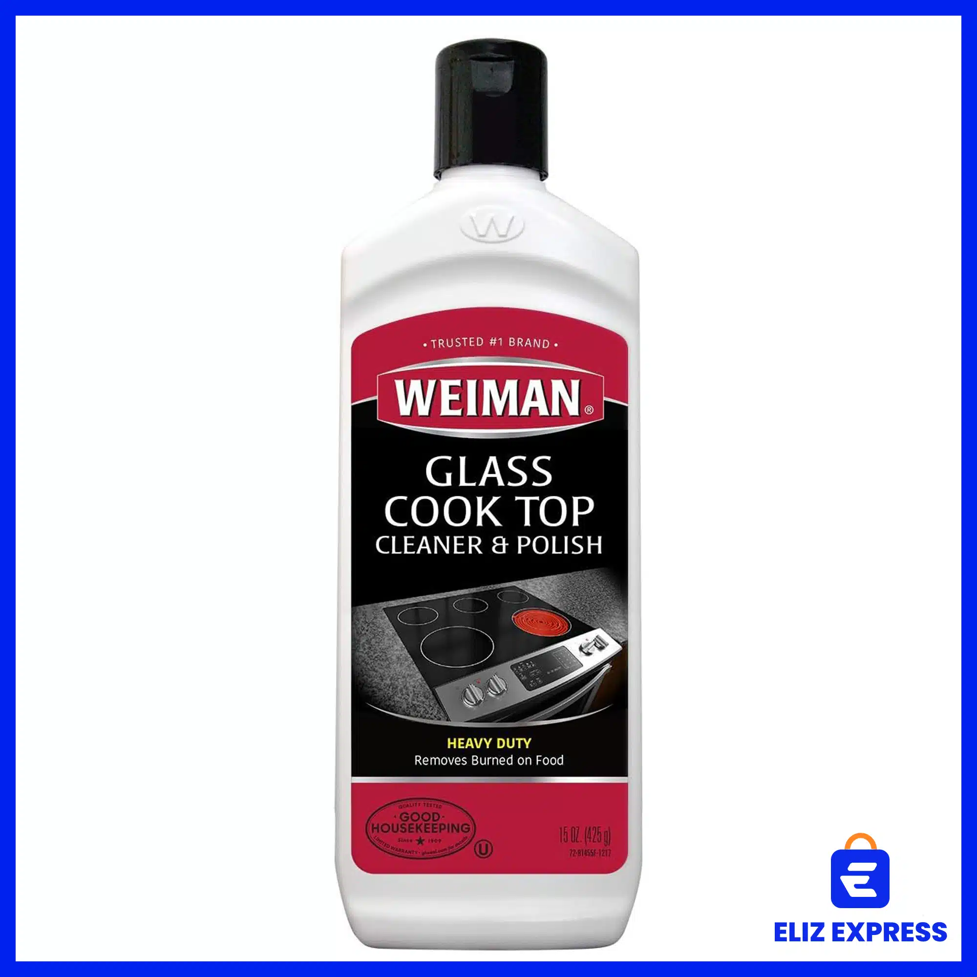 Weiman Glass Cook Top Heavy Duty Cleaner & Polish 15oz (425g)