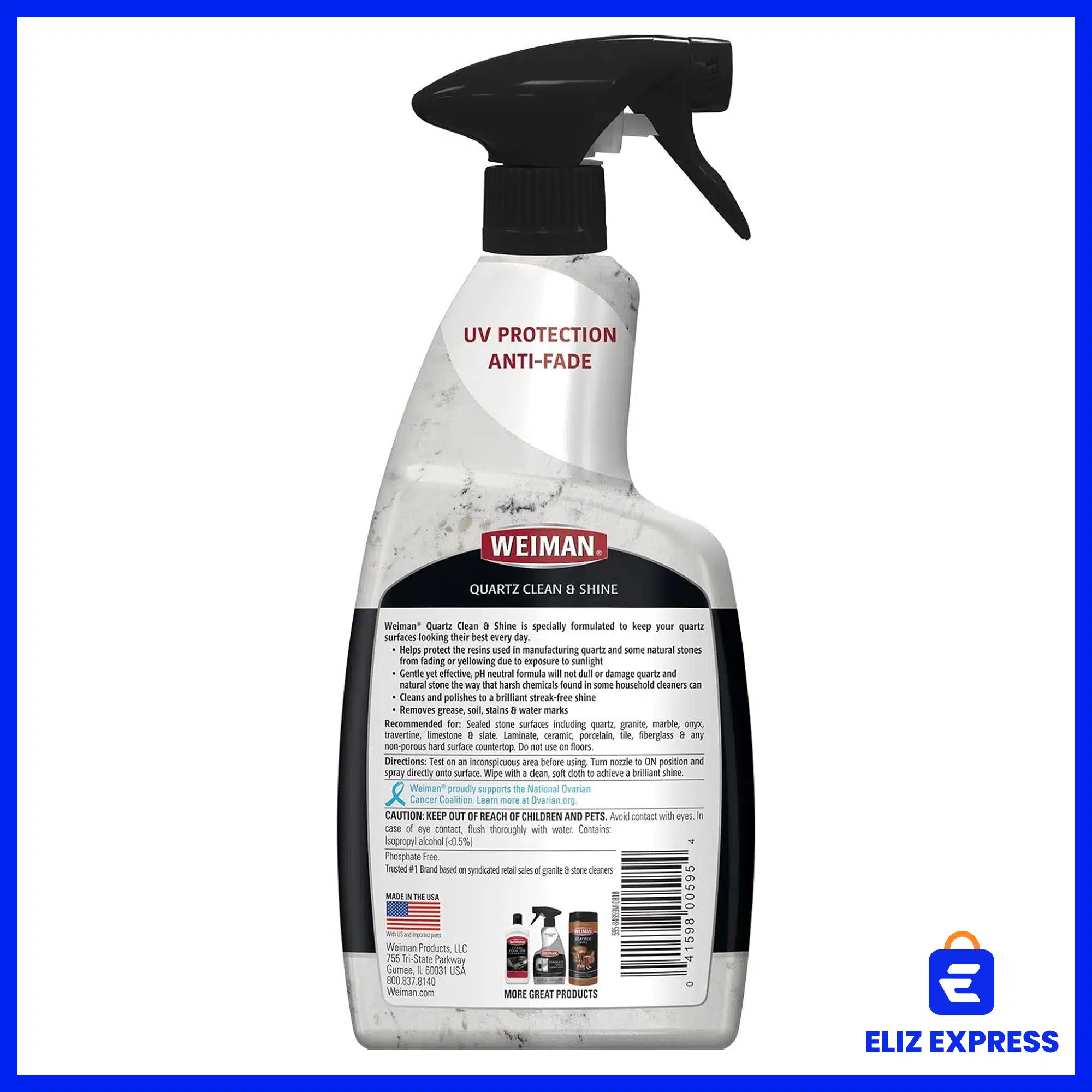 Weiman Quartz & Stone Clean & Shine 24oz (710ml)-2
