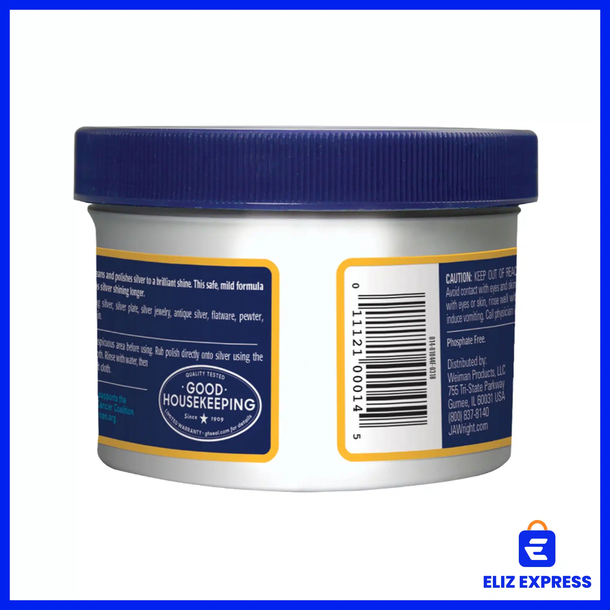 Wrights Silver Cleaner and Polish Cream - Gently Cleans Removes Tarnish Without Scratching White, Whether It’s for Kitchenware, Décor Items, Jewelry, or Collectibles 227gr-2