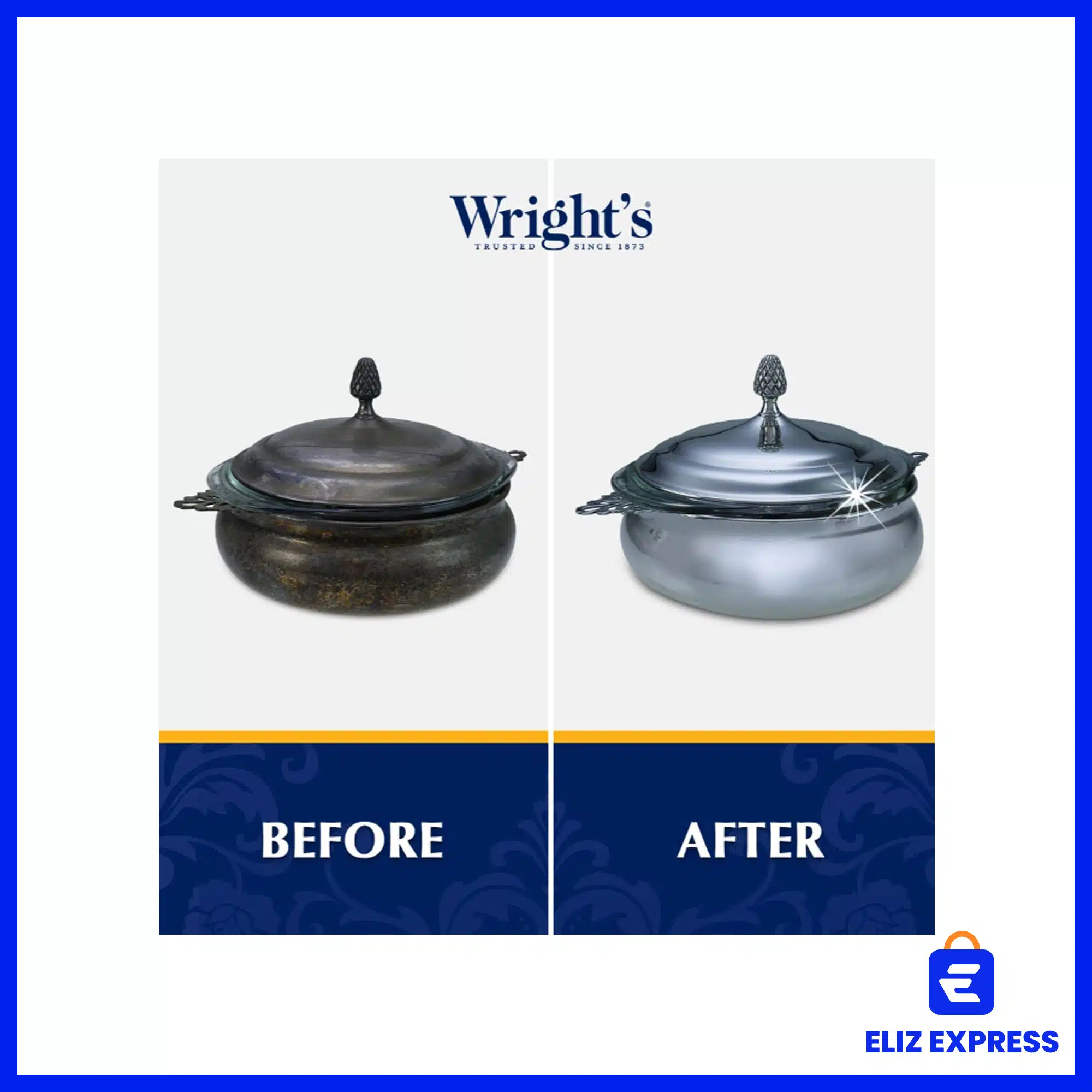 Wrights Silver Cleaner and Polish Cream - Gently Cleans Removes Tarnish Without Scratching White, Whether It’s for Kitchenware, Décor Items, Jewelry, or Collectibles 227gr-3