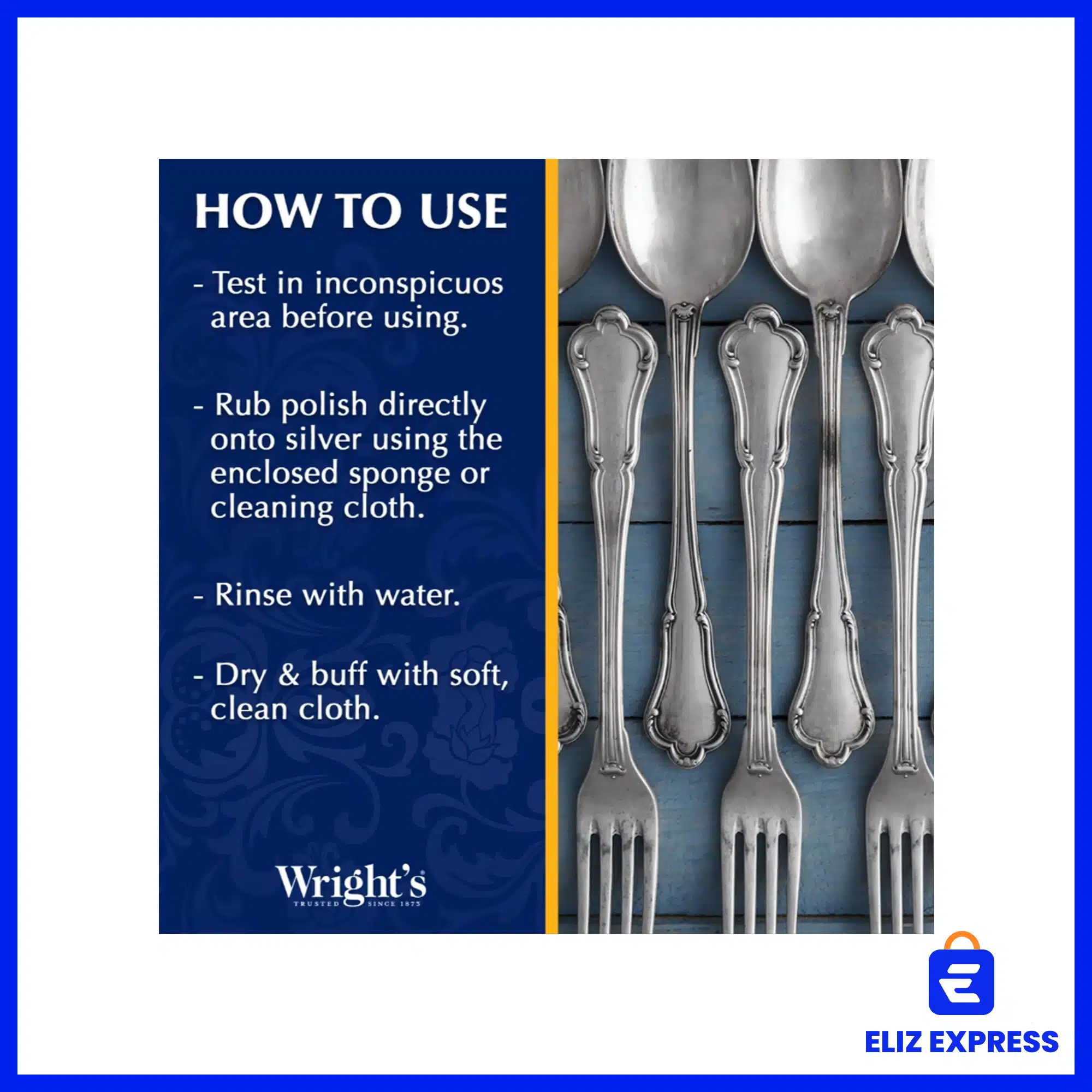 Wrights Silver Cleaner and Polish Cream - Gently Cleans Removes Tarnish Without Scratching White, Whether It’s for Kitchenware, Décor Items, Jewelry, or Collectibles 227gr-4