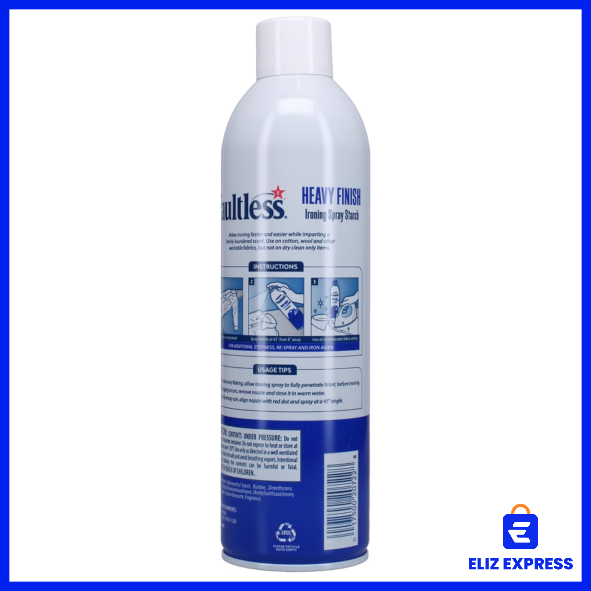 Faultless Instant Fabric Stiffener Spray For Clothes Wrinkle Free Instantly Shirts Sarees And All Cotton Clothes Fresh Wash Aroma2