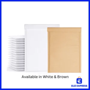Kraft Paper Bubble Mailers – Padded Eco-Friendly Shipping Envelopes, Air Pouch Peel & Seal Protective Mailers Color Brown Size Medium (180x260) - 5 Pcs