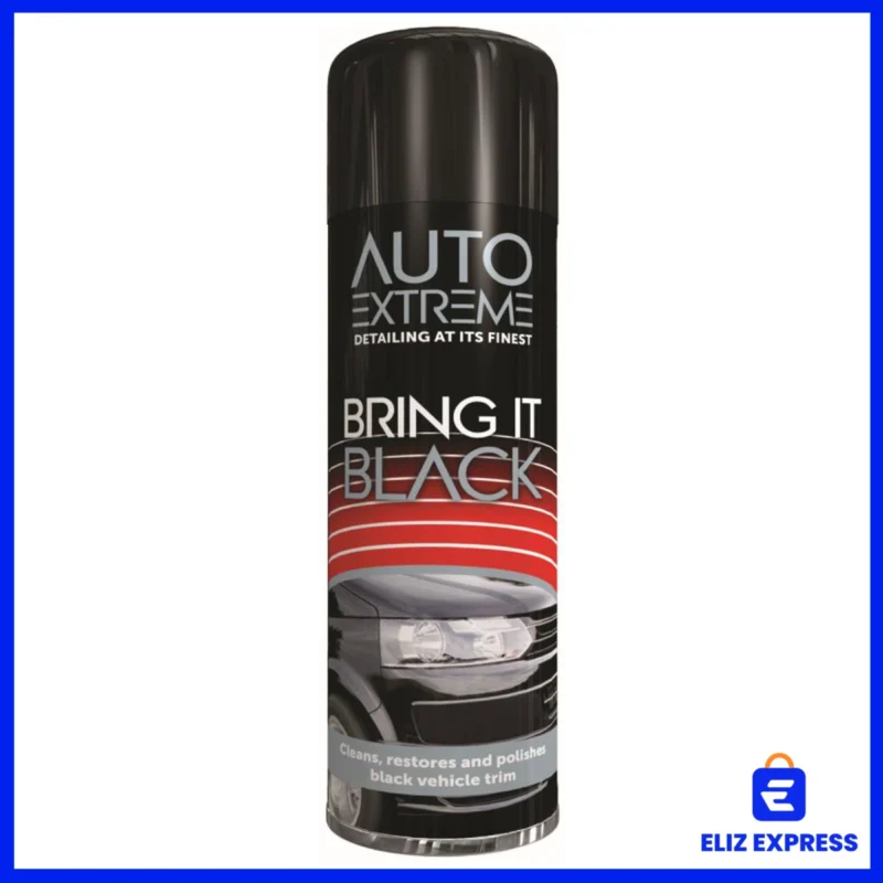 Auto Extreme Bring It Black Professional Spray Paint 300ml - Deep Black Finish On A Variety Of Surfaces