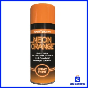 Paint Factory Highly Visible Neon Spray Paint Color Orange 200ml